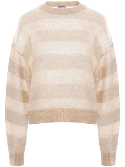 Wool crewneck sweater BRUNELLO CUCINELLI | M2I773700CFE34